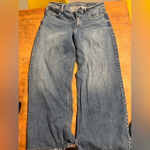 American Eagle Outfitters Relaxed Fit Blue Jeans